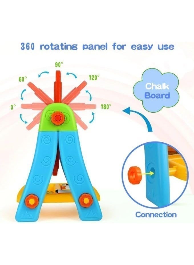 MUMS PLANET Creative drawing board for kids, a multifunctional magnetic magic writing and erasing board, perfect for early learning and drawing, suitable for children aged 3 and above. Educational games drawing tools for children  drawing board for children  drawing board for children  Gift for children  Entertainment game for children - Image 3